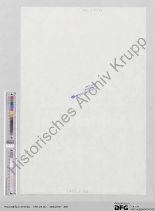 Schreiben von Alfred Krupp an Oskar Emil Richter