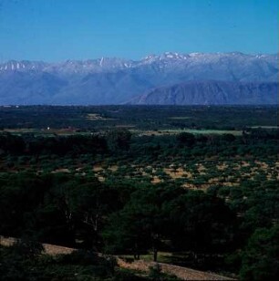 Kreta, Akrotiri. Blick auf die Levká Ori