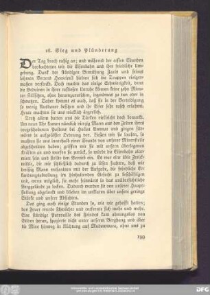 16. Sieg und Plünderung