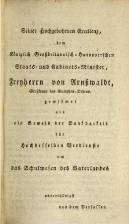 Erdbeschreibung des Königreichs Hannover