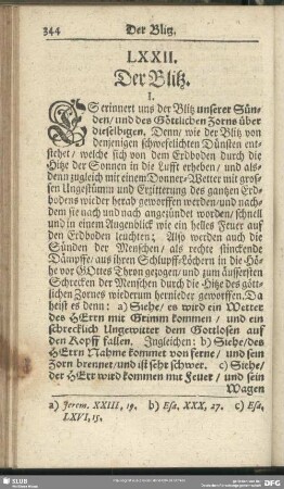 LXXII. Der Blitz