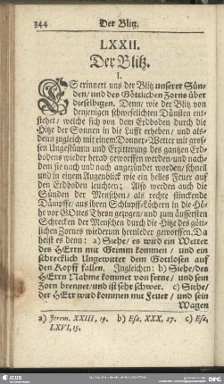 LXXII. Der Blitz