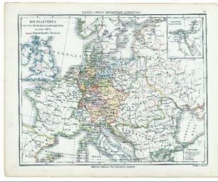 32. Mitteleuropa nach dem Reichsdeputationshauptschluss im Jahre 1803