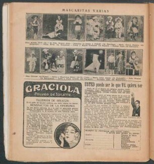 Mascaritas varias - [Ilustración]