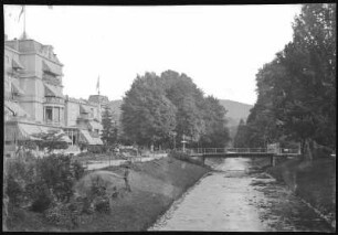 Baden-Baden. Partie in Lichtenthaler Allee