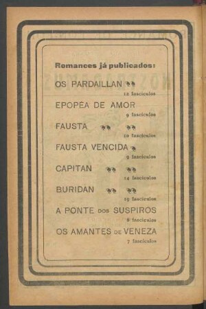 Romances já publicados
