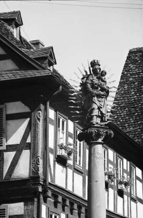 Amorbach: Mariensäule