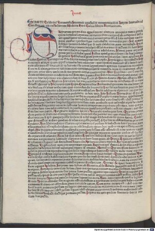 Satirae : mit Kommentar und mit Widmungsbrief an Giuliano de' Medici von Domitius Calderinus. Mit Vita Iuvenalis