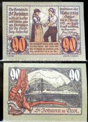 St. Johann, Tirol 90 Heller