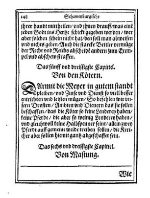 Cap. 36. Von Mastung.