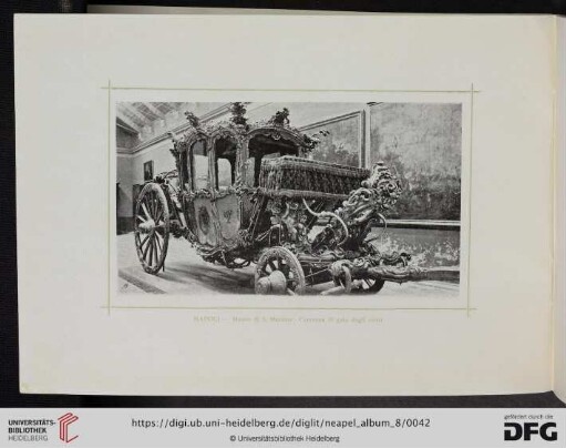 Napoli - Museo di S. Martino - Carrozza di gala degli eletti