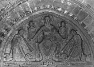 Tympanon mit Christus als Weltenrichter
