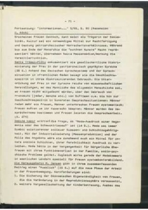Fortsetzung : Rezension "Informationen ..." 5/89,