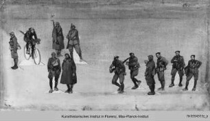 Collage mit Soldaten