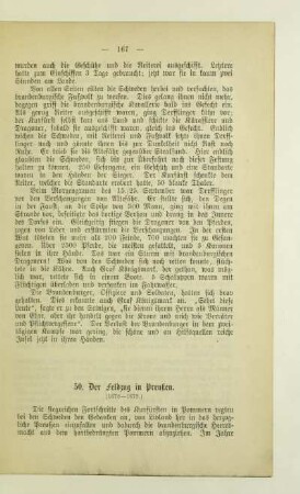 50. Der Feldzug in Preußen