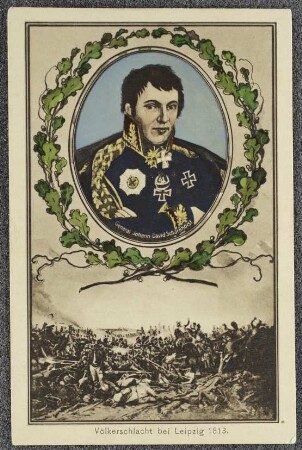 Völkerschlacht bei Leipzig 1813. : General Johann David Scharnhorst.