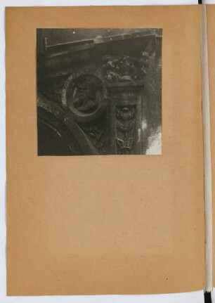 Schlosshof, Küstrin: Detail Portal (aus: Skizzen- und Fotoalbum 29)