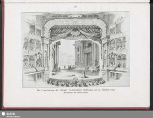 Die uraufführung des "Rienzi" im Dresdener Hoftheater am 20. Oktober 1842