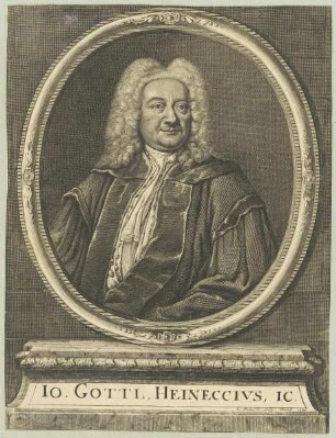 Bildnis des Io. Gottl. Heineccivs