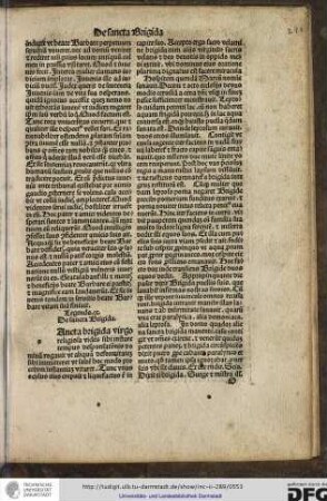 Legenda cc: de sancta Brigida.