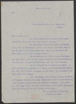Brief an Ferdinand Oscar Leu : 11.06.1915
