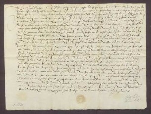 Albert Metzler bekennt, dem Fronleichnams-Altar zu Grünsfeld einen Ewigzins verkauft zu haben.