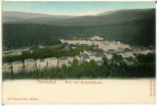 Marienbad. Blick vom Aussichtsturm