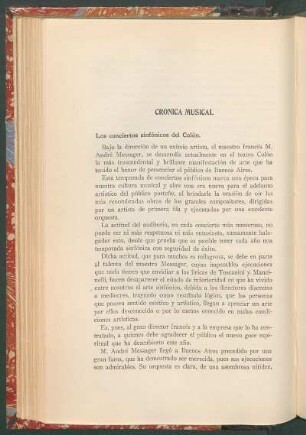 Los conciertos sinfónicos del Colón