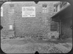 Plauen, Alter Teich 7. Malzhaus (1727-1730). Hofansicht (Teilansicht)
