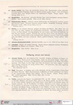 Rotfigurig, attisch und italisch (Nr. 814-849)
