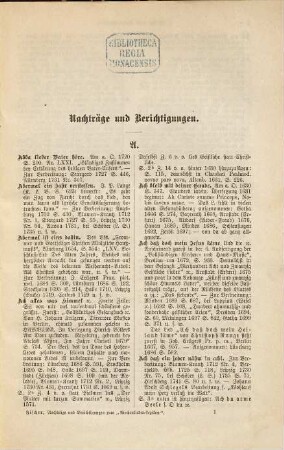 Kirchenlieder-Lexicon : Hymnologisch-literarische Nachweisungen über ca. 4500 der wichtigsten und verbreitetsten Kirchenlieder aller Zeiten in alphabetischer Folge nebst einer Übersicht der Liederdichter, [3]. Die Lieder der Buchstaben A - Z umfassend, Supplement