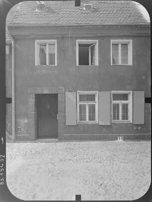 Delitzsch, Badergasse 17. Wohnhaus. Straßenfront