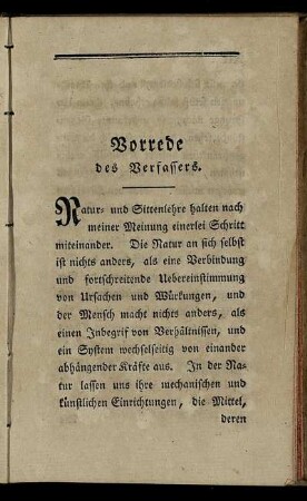 Vorrede des Verfassers.