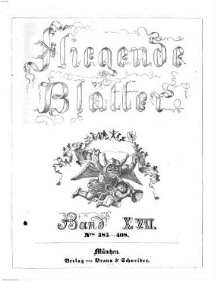 Fliegende Blätter. 17 = Nr. 385 - 408. [1853]