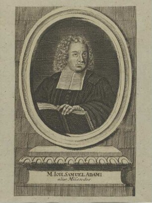 Bildnis des Ioh. Samuel Adami alias Misander