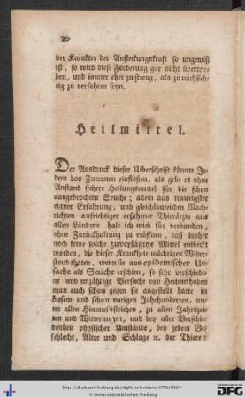 Heilmittel.