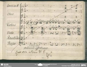 Aria: "Io ti baccio" in A-Dur (gestrichen)