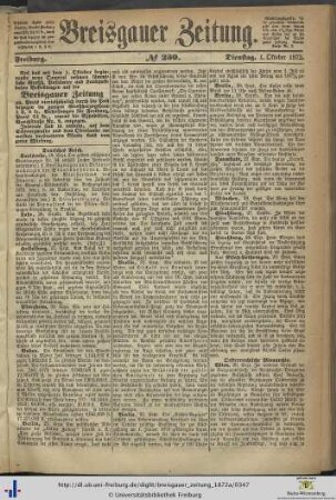 Nr. 230-256 (Oktober 1872)