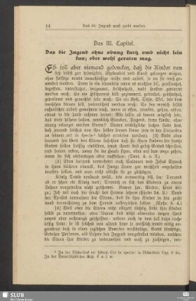 Das III. Capitel. Das die Jugend ohne vbung kurtz vmb nicht sein kan; oder wohl geraten mag