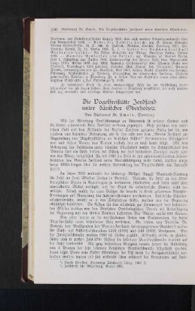 Die Vogelfreistätte Jordsand unter dänischer Oberhoheit.