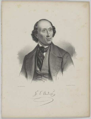 Bildnis des Hans Christian Andersen
