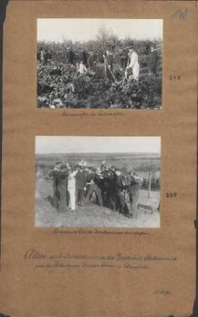 Mannschaften bei Gartenarbeiten