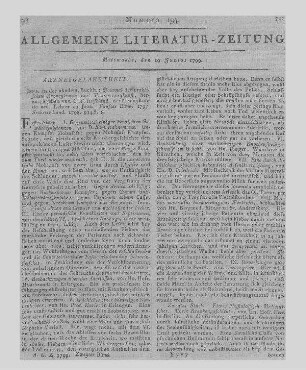 Weckherlin, C. C. F.: Ueber die Einrichtung der Schulen in Rücksicht auf die körperliche Gesundheit der Jugend. Stuttgart: Löflund 1799