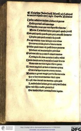 Desine castalios tantum celebrare liquores...