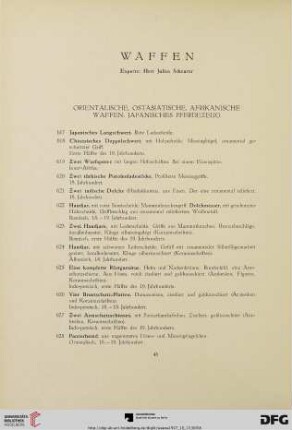 Waffen (Nr. 617-994)