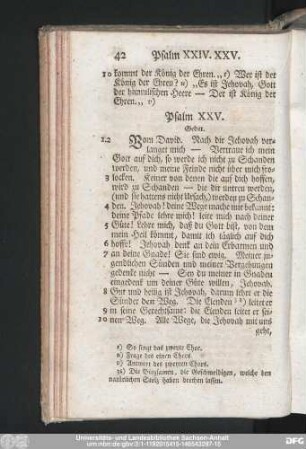 Psalm XXV. Gebet.