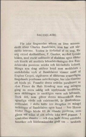 Baudelaire.