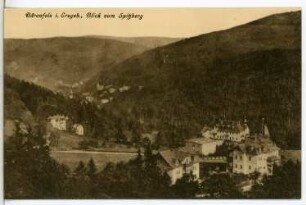 Bärenfels. Blick auf Bärenfels vom Spitzberg