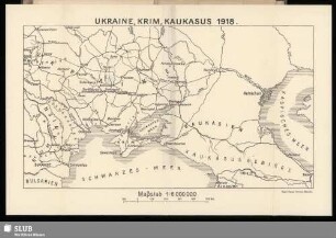 Ukraine, Krim, Kaukasus 1918
