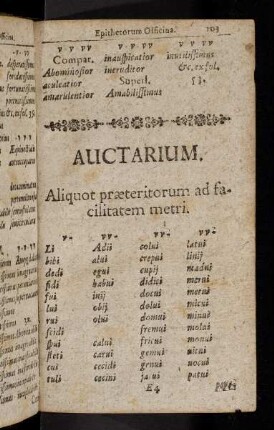 103-106, Officina Auctarium.